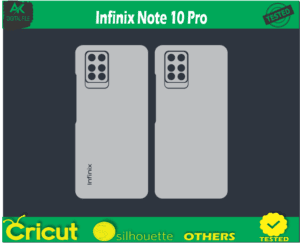 Infinix Note 10 Pro Skin Vector Template