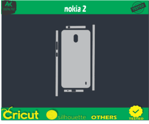 Nokia 2 skin template vector