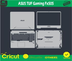 ASUS TUF Gaming FX505 skin templets vector