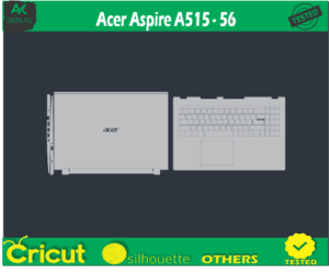 Acer Aspire A515 – 56 Skin Template Vector