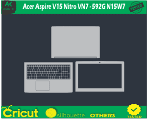 Acer Aspire V15 Nitro VN7 – 592G N15W7 Skin Template Vector