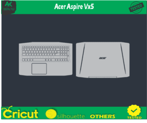 Acer Aspire VX5 Skin Template Vector