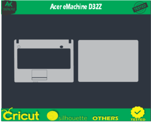 Acer e Machine D32Z Skin Template Vector