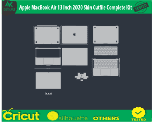 Apple MacBook Air 13 Inch 2020 Skin Cutfile Complete Kit