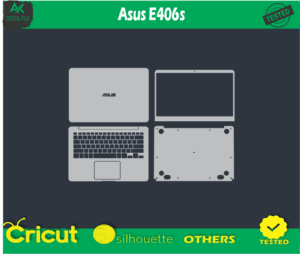 Asus E406s skin templets vector