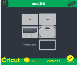 Asus S300C skin templets vector
