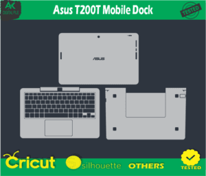 Asus T200T Mobile Dock skin templets vector