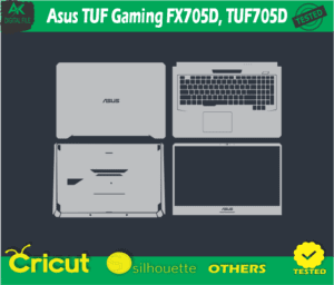 Asus Tuf Gaming fx705d tuf705d skin templets vector