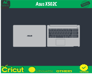 Asus X502C skin templets vector