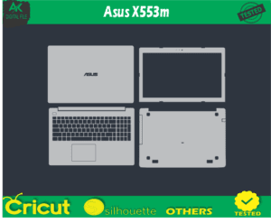 Asus X553m skin templets vector