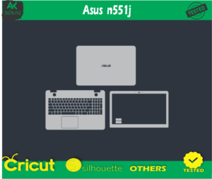 Asus n551j skin templets vector