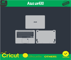 Asus ux430 skin templets vector