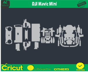 DJI Mavic Mini Skin Template Vector