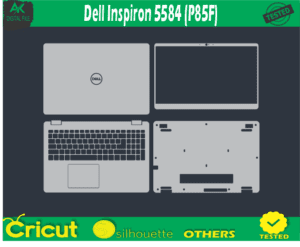 Dell Inspiron 5584 (P85F) Skin Vector Template