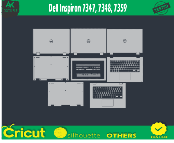 Dell Inspiron 7347 7348 7359 Skin Vector Template