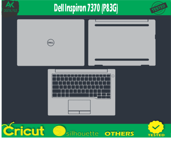 Dell Inspiron 7370 (P83G) Skin Vector Template