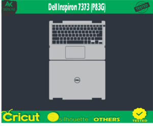 Dell Inspiron 7373 (P83G) Skin Template Vector