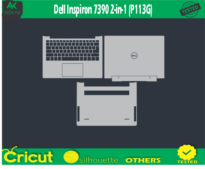 Dell Inspiron 7390 2 in 1 P113G AK Digital File