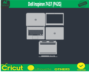 Dell Inspiron 7437 (P42G) Skin Template Vector