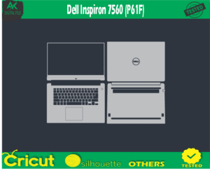 Dell Inspiron 7560 (P61F) Skin Template Vector