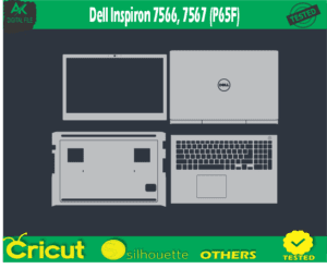 Dell Inspiron 7566 7567 (P65F) Skin Template Vector