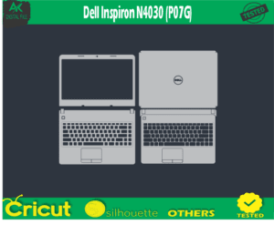 Dell Inspiron N4030 (P07G) Skin Template Vector