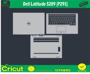 Dell Latitude 5289 (P29S) Skin Template Vector