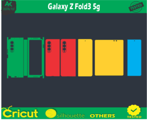 Galaxy Z Fold 3 5g Skin Vector Template