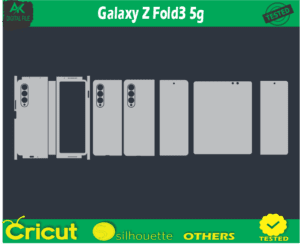 Galaxy Z Fold 3 5g Skin Vector Template