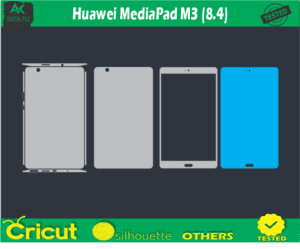 Huawei Media Pad M3 (8.4) Skin Vector Template