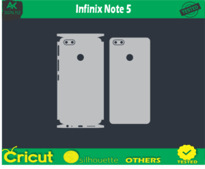 Infinix Note 5 Skin Vector Template