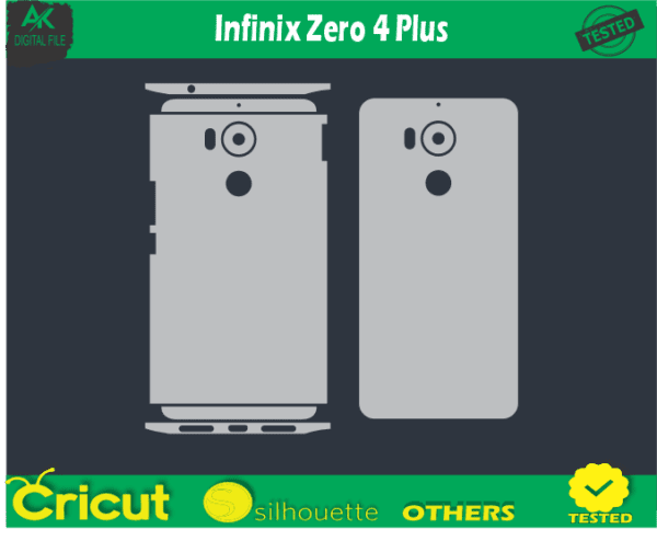 Infinix Zero 4 Plus Skin Vector Template