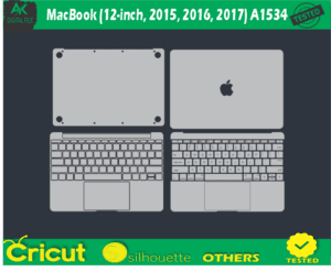 Apple MacBook (12-inch. 2015. 2016. 2017) A1534 Skin Vector Template