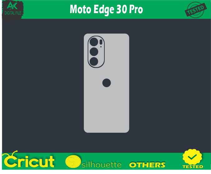 Moto Edge 30 Pro AK Digital File Vector Template