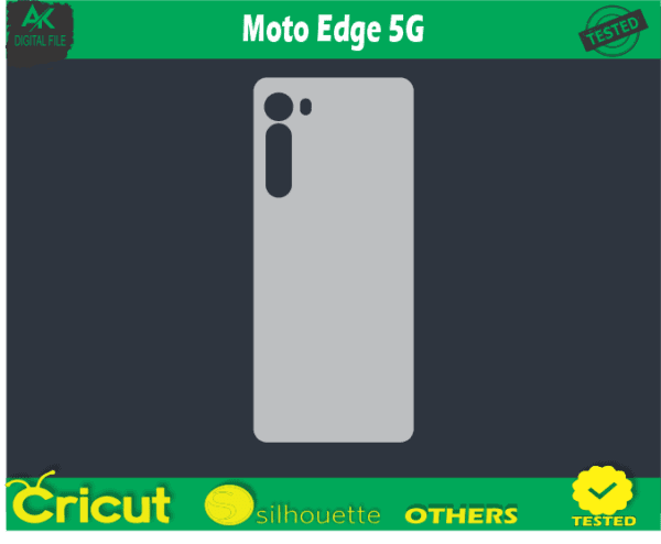 Moto Edge 5G AK Digital File Vector Template