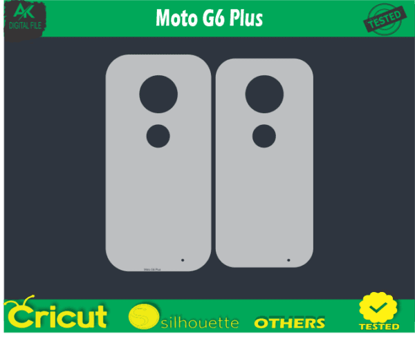 Moto G6 Plus Skin Vector Template