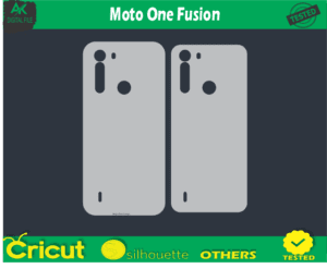 Moto One Fusion Skin Vector Template