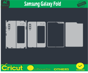 Samsung Galaxy Fold Skin Vector Template