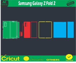 Samsung Galaxy Z Fold 2 Skin Vector Template