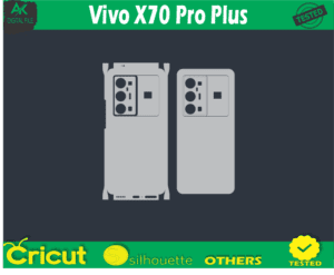 Vivo X70 Pro Plus Skin Vector Template