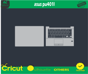 Asus pu401l skin templets vector