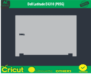 Dell Latitude E4310 (P05G) Skin Template Vector