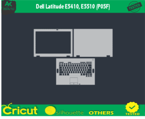 Dell Latitude E5410 E5510 (P05F) Skin Template Vector