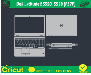 Dell Latitude E5550 5550 (P37F) Skin Template Vector