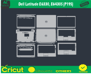 Dell Latitude E6330 E6430S (P19S) Skin vector Template