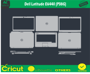 Dell Latitude E6440 (P38G) Skin Vector Template