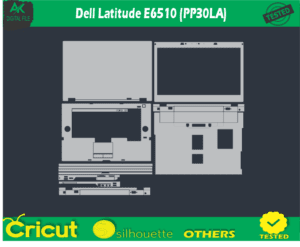 Dell Latitude E6510 (PP30LA) Skin Vector Template