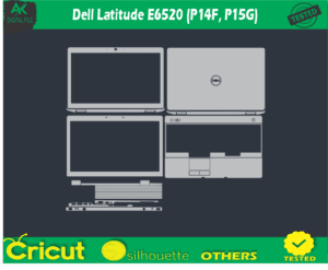 Dell Latitude E6520 (P14F P15G) Skin Vector Template