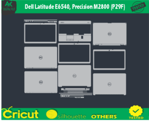 Dell Latitude E6540 Precision M2800 (P29F) Skin Vector Template