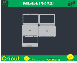 Dell Latitude E7240 (P22S) Skin Vector Template